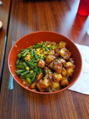 Sesame chicken bowl