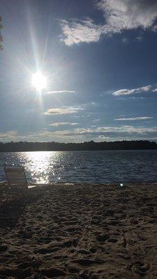 Beach view.