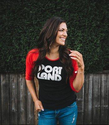 Portland Retro 3/4 Tee