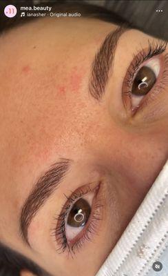 PMU Nano Brows - before & after 
Ultra realistic Hairstrokes that lasts 1-3 years 
We're on IG: Mea.beauty