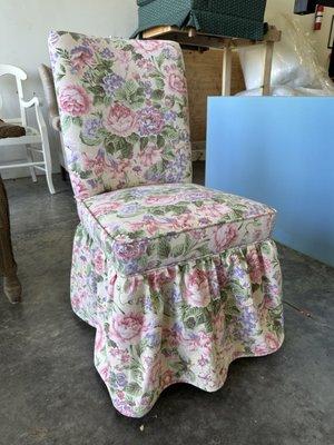 Chair from the 50's reupholstered!