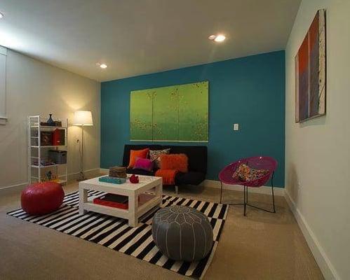 Bold playroom