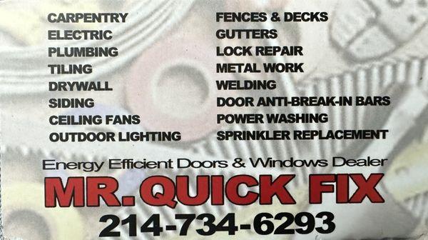 Mr QuickFix