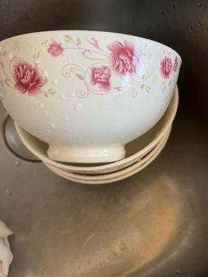 Pink rose bowls $4.99/ea