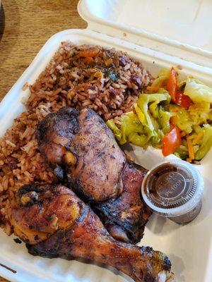 Jerk chicken meal