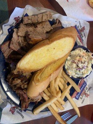 Brisket Pork and Brisket Platter