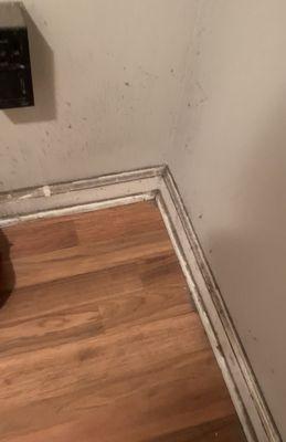 Un-touched baseboards