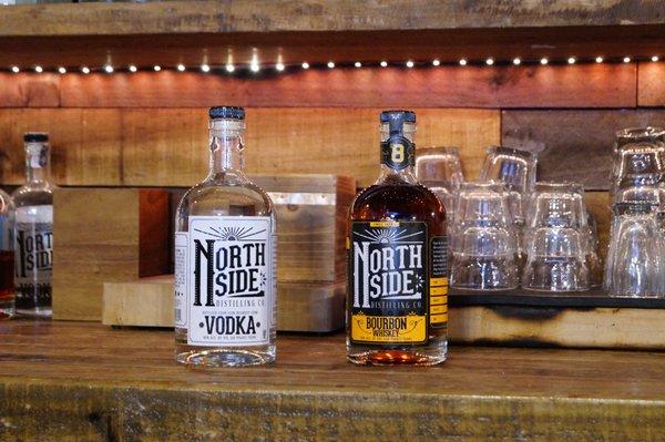 Northside Distilling Co. Vodka and Bourbon