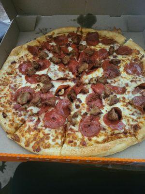 3 Meat Pizza