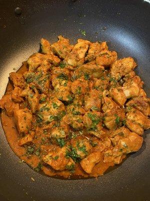 My first time cooking Chatpata Chicken using ingredients I purchased from Cherians International Fresh Market.