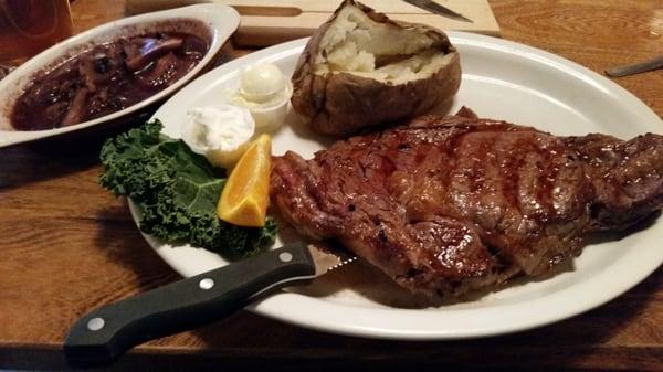 Outstanding rib eye!