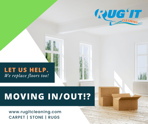 Buying or selling...moving in or out, we're your carpet and floor care experts!