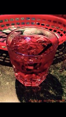 Pull tabs and a single vodka with cranberry, which was more like a double.