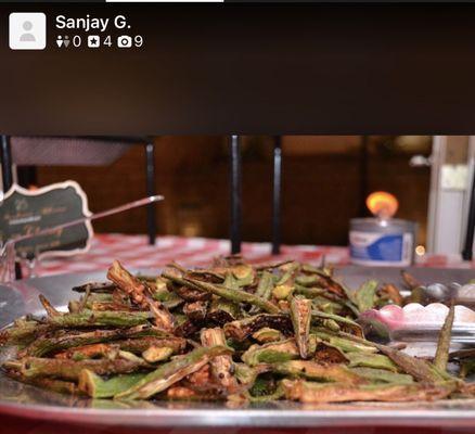 Crackling Okra .