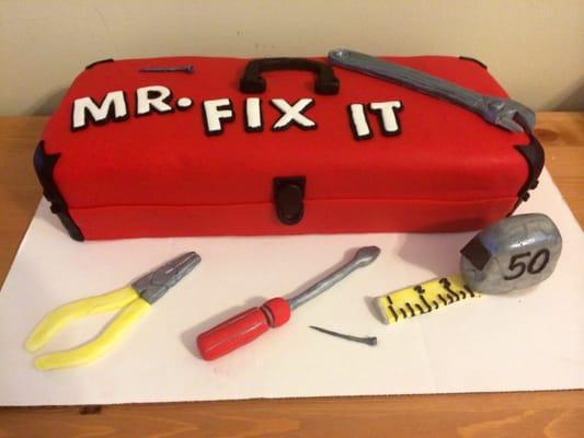 Lou Manfredini's "Mr. Fix it" Cake