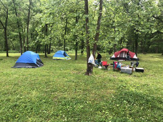 Little tent camping