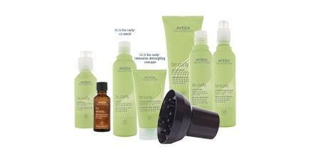 AVEDA Hair Care along with skin, body and makeup