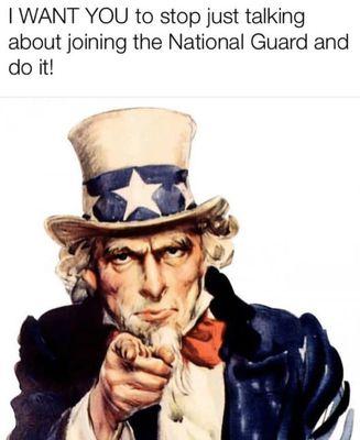 Don't just talk, join today and find out what the Army National Guard can do for you.