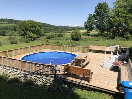 B&D Pools installed my liner and l couldn't be happier than the job they did! Thank you.