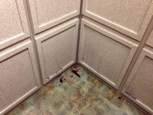 Elevator mess left for multiple days