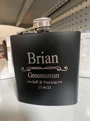 Guess Brian didn't want his flask.