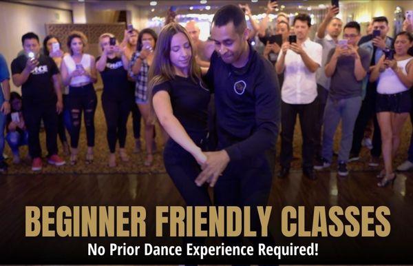 Join us for beginner-friendly classes! No experience required - come as you are and dance Bachata together.