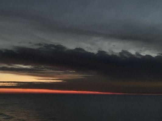 Storm forming over Lake Michigan