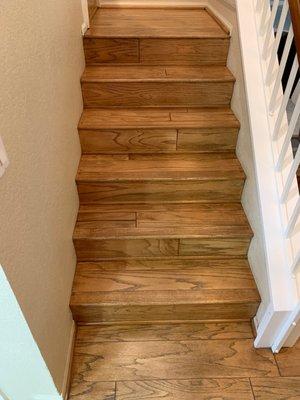 Refinish stairs.