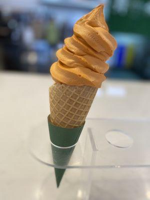 Thai tea soft serve