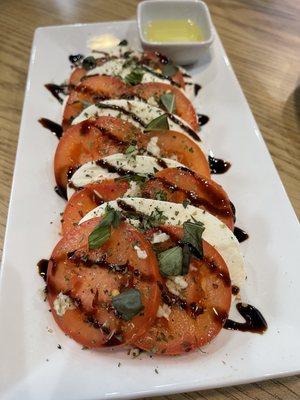 Caprese Salad with fresh mozzarella was very good