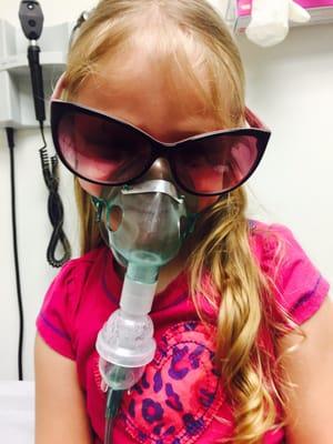 Breathing treatment shenanigans!