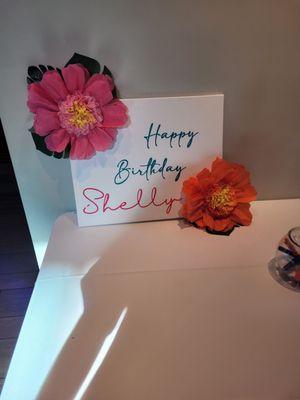 Birthday sign