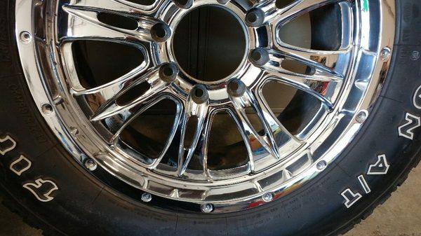 After pictures of rims