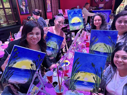 Monthly paint nite with your favorite host