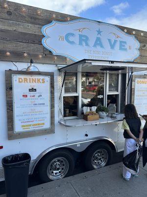 Donut truck at the outlet mall