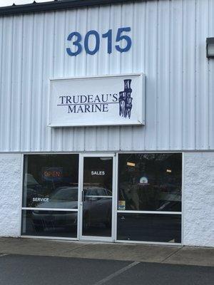 New sign and logo