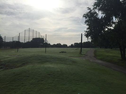 Surprisingly nice driving range.