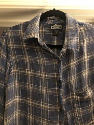 Angie flannel shirt bought used for $40