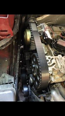 Timing belt service is vital once you reach 100,000 miles on your vehicle. We can help!