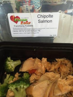 The chipotle salmon meal was super good!