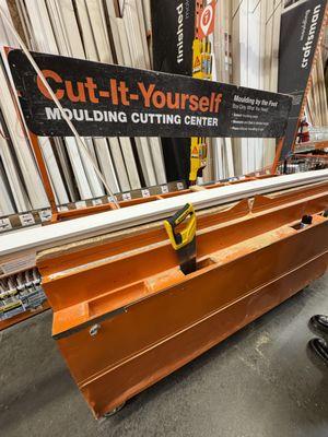 August 2024 - Cut it yourself baseboard moulding cutting center