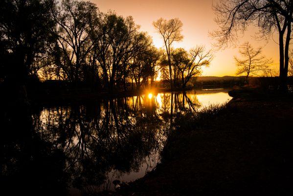 Sunrise over Rainbow Lake