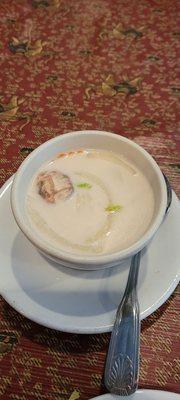 Lunch special coconut soup