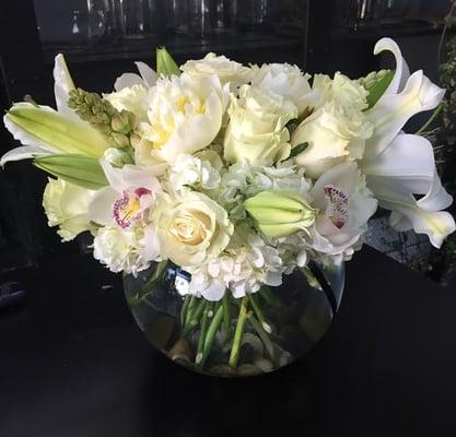 All White Arrangement