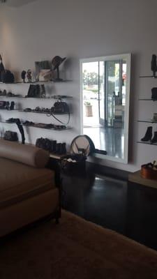 Interior of store, at Madison Boutique in Brentwood..