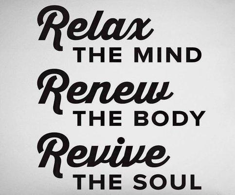 Relax, Renew, Revive