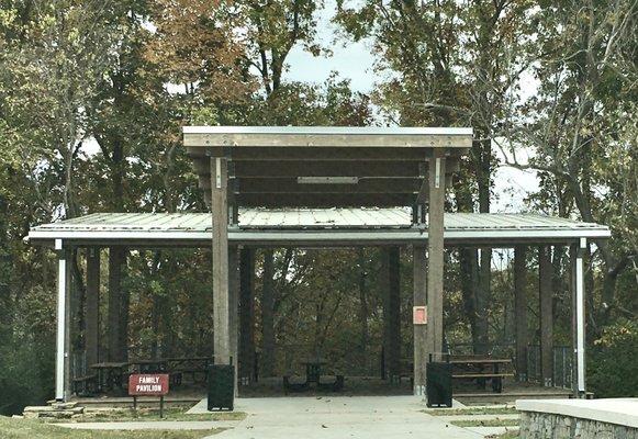 Group picnic pavilion.