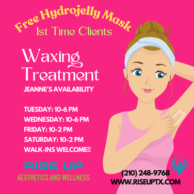 We use the best and gentle wax. Book today!