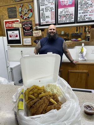 Take outstanding fried fish