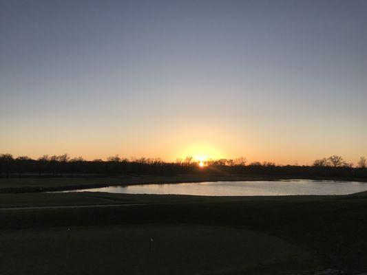 Sunset off the patio